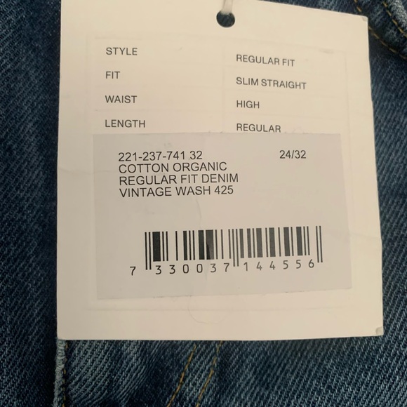 NWT! Toteme women jeans size 24 - Picture 8 of 14